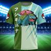 2025 New Pokemon Japan Anime Tees Cosplay Men's Hip Hop Print Fashion Casual T-shirt Kid Quick Dry Streetwear T-shirt