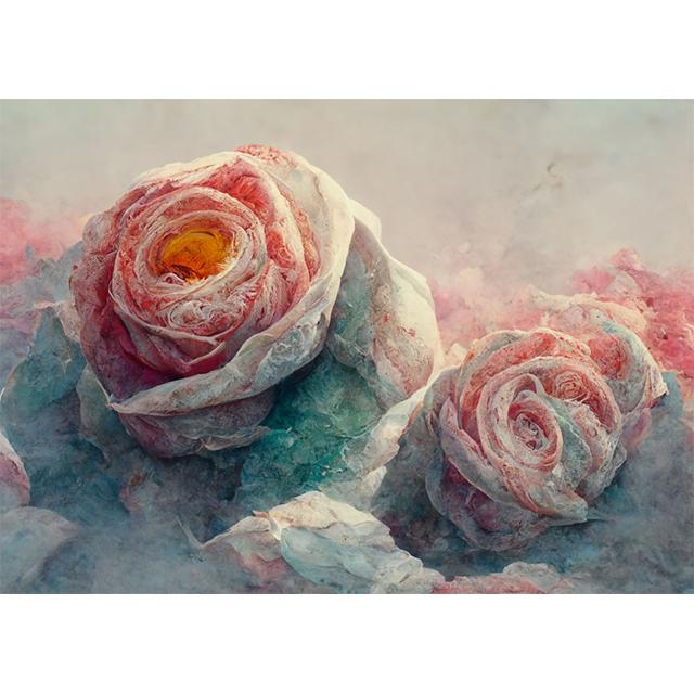 Abstract Flower Surrealism Artist Prints Poster Canvas Painting Modern Wall Art Pictures For Living Room Bedroom Home Decoration