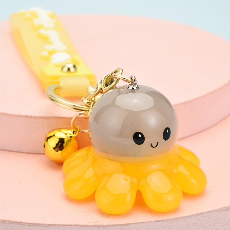 Pandantiv cu breloc cu caracatiță luminoasă din acril