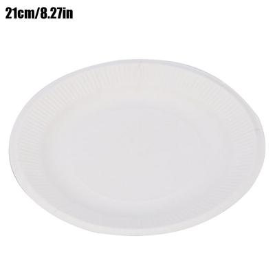 30pcs Disposable Round Paper Plates Dishes DIY Crafts Children Drawing Education Toys8in