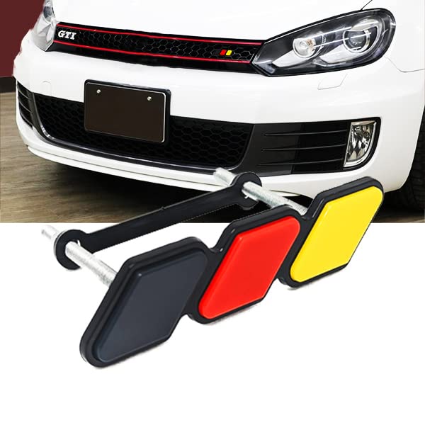 

Germany Flag 3 Color Grille Badge Logo Exterior Decoration Accessories Grill Sticker Car Truck