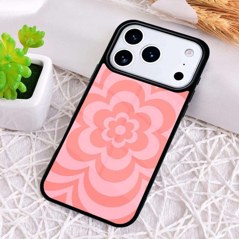 Groovy Flowers Hippie Bohemian Floral Phone Case for iPhone 17 Air 16 15 11 12 14 13 Pro Max Shockproof Cover