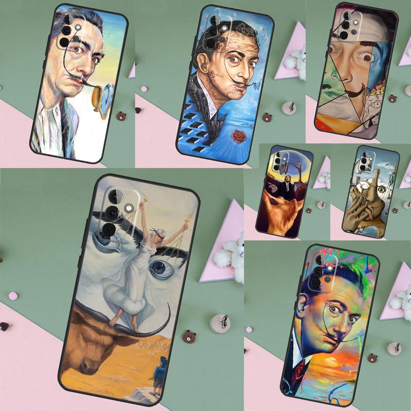 Salvador Dali Art Case For Samsung Galaxy A16 A26 A36 A56 A55 A35 A15 A54 A34 A14 A52 A32 A12 A13 A33 A53 A17