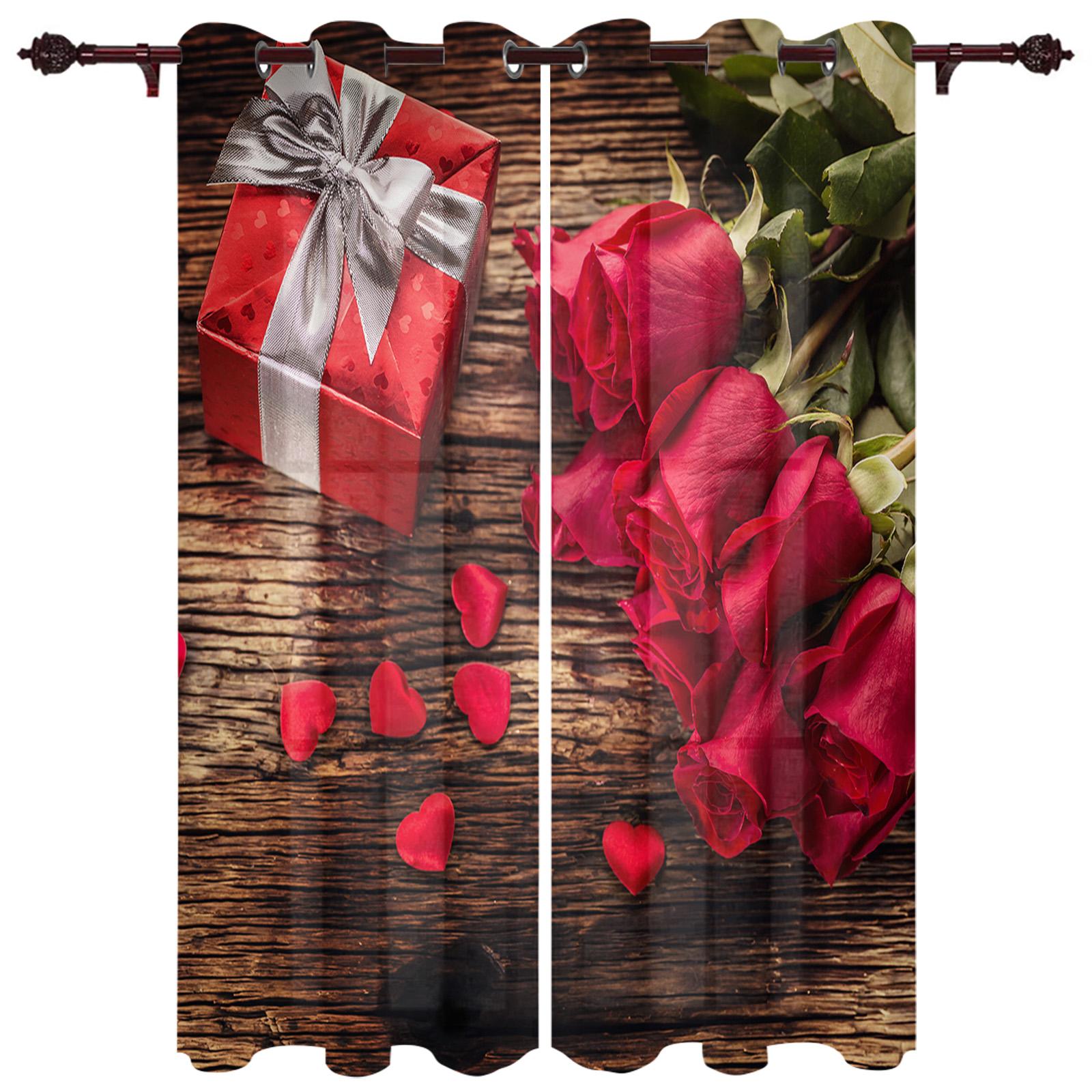 Роза Цветок Деревянная Доска Современные Шторы Для Окна Гостиной Спальни Шторы Жалюзи — фото 16