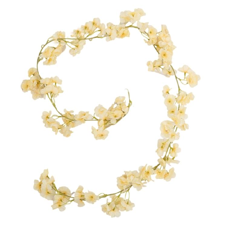Artificial Flower Vine For Home Decoration Durable Plastic Flower Vine Garlands Indoor Outdoor Use