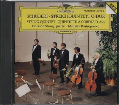 CD ROSTROPOVISH - Schubert: String Quintet POCG1573 Japan ObiClassical Used