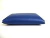 Authentic HERMES Blue Brighton Veau Epson Leather Coin Purse Bastia #b267  Open box
