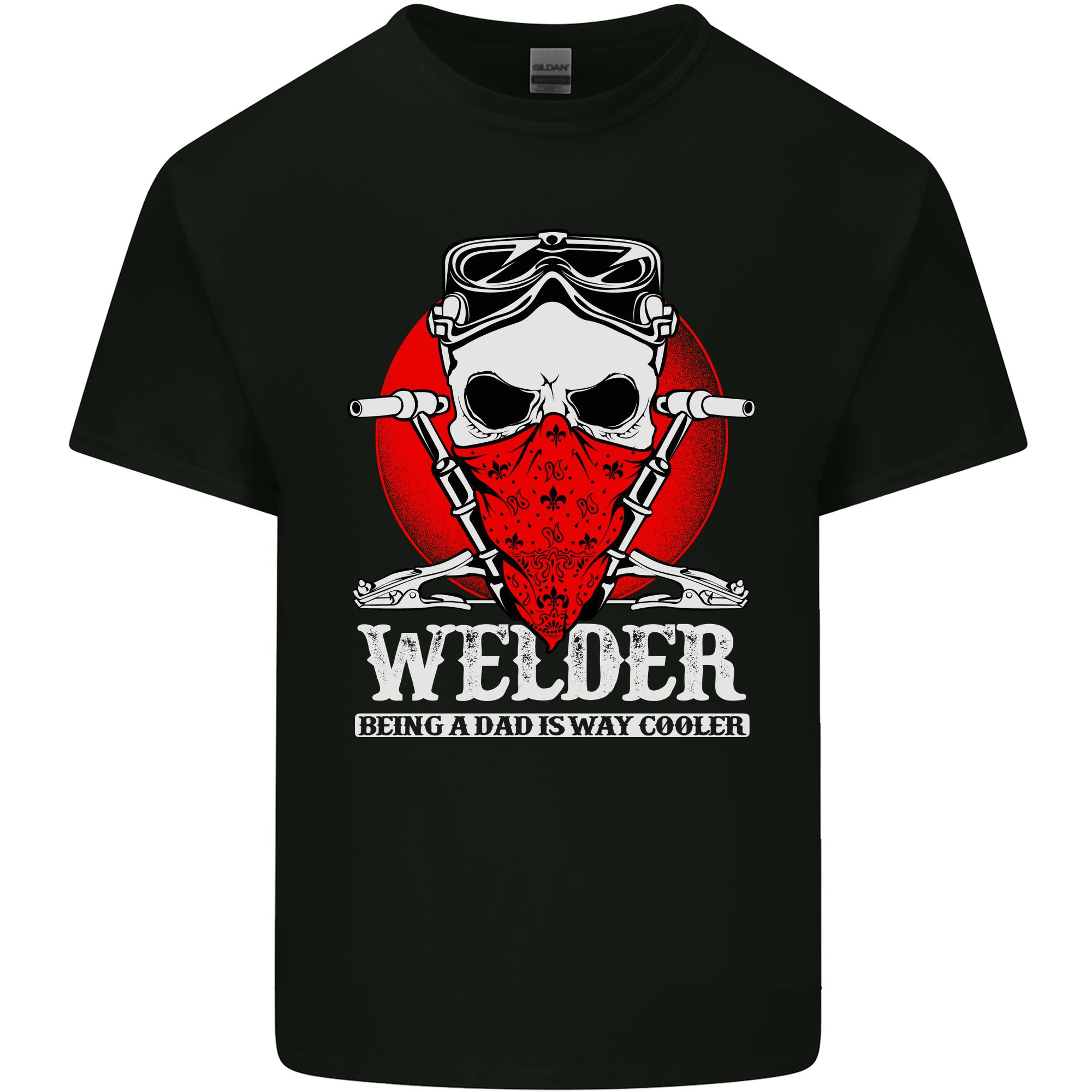 Welder Dad Funny Welding Skull Unisexs Light Cotton TShirt S