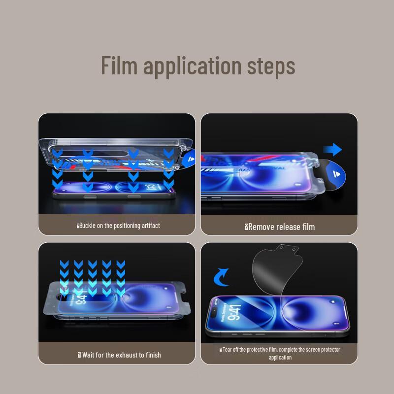 BLUEO HD Crystal Tempered Glass Screen Protector