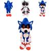 Sonic Exe I Spiriti dell'Inferno Peluche Sangue Malvagio Bambola Morbida Ripiena Regalo per Bambini