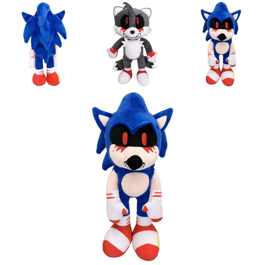 Sonic Exe I Spiriti dell'Inferno Peluche Sangue Malvagio Bambola Morbida Ripiena Regalo per Bambini