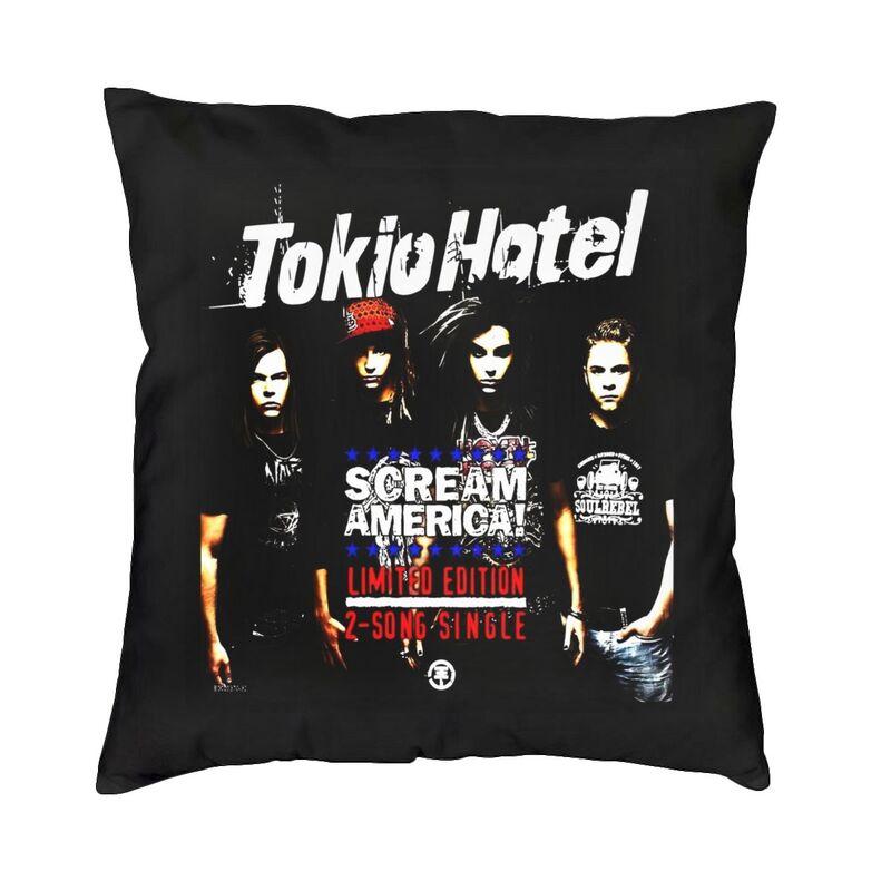 

Tokio Hotels Heavy Metal Pop Rock Cushion Cover Double Side Printing Throw Pillow Case for Living Room Pillowcase Home Decor 30x30cm 12x12in