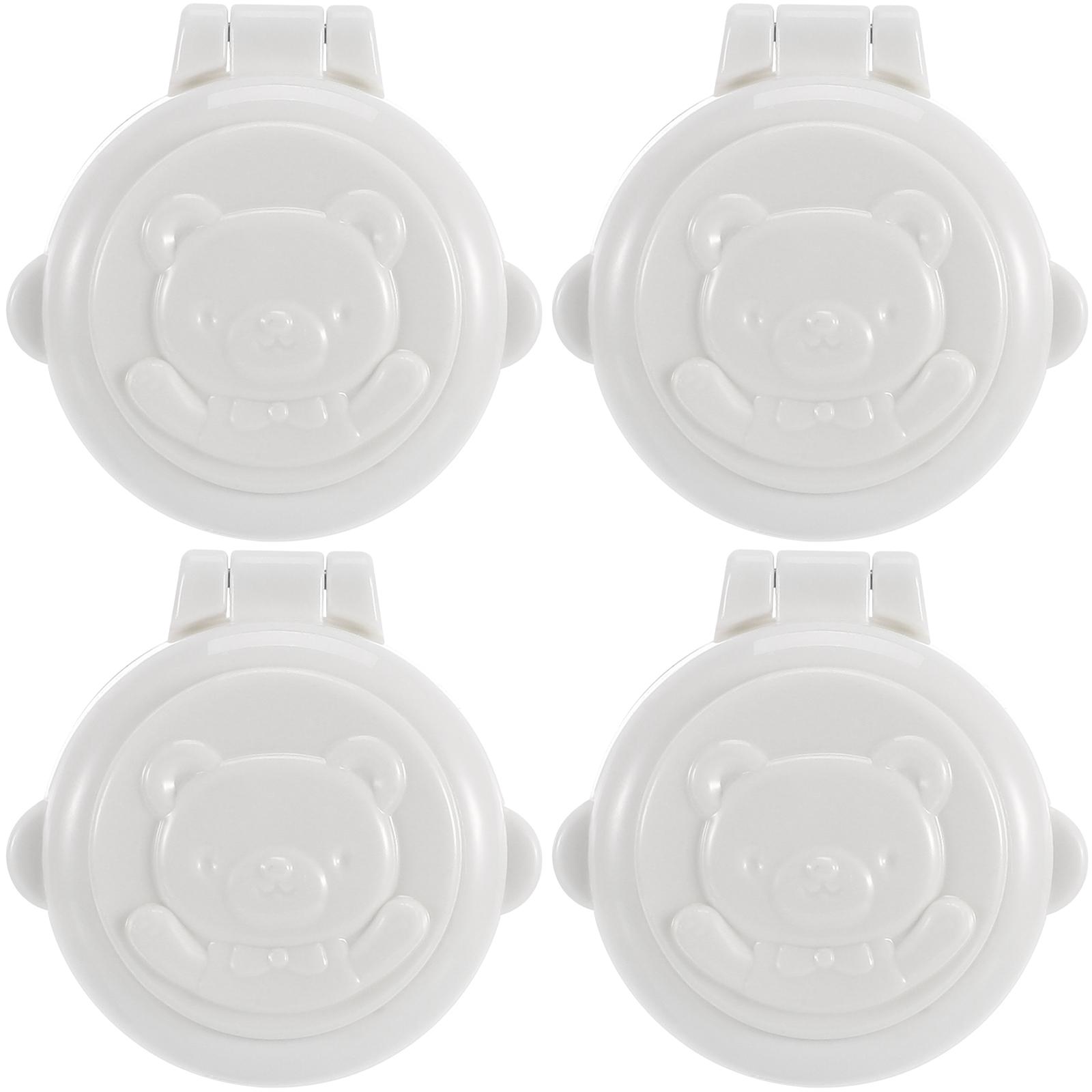 

Крышка ручки плиты для детской безопасности, защита кнопки прибора, блокировка, защитный колпачок, автомобиль белый