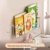 No-Drill Wall-Mounted Acrylic Bookshelf: Hallway & Behind-Door Storage for Children's Books