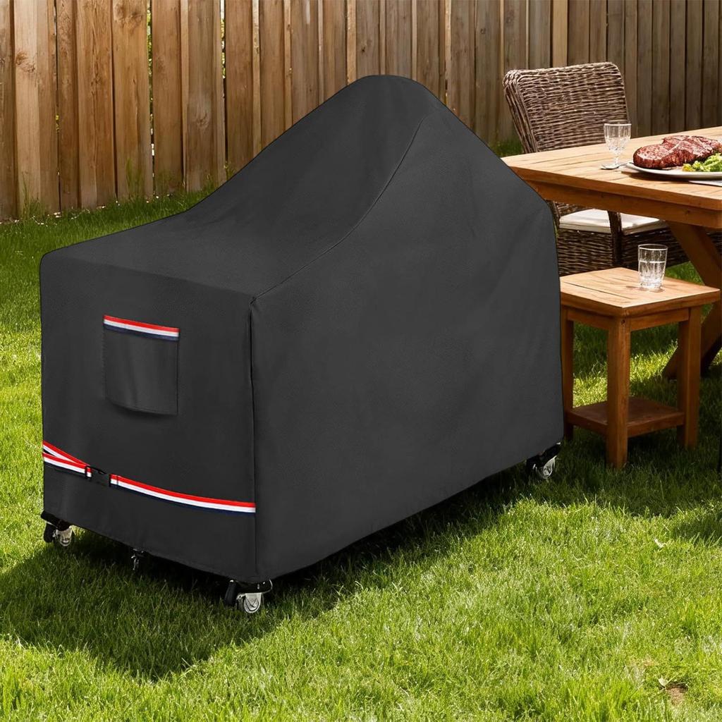 Heavy Duty Grill Cover 60-Inch Heavy Duty Home Supplies Outdoor Grill Cover For Outdoor Propane Charcoal Table Cart Pit Yard