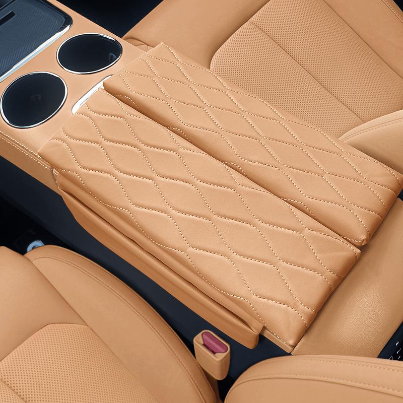 

Leapmotor C01/C11 Armrest Box Cover: Leather Storage Pad & Interior Decor