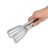Wytrzymałe szczypce kuchenne ze stali nierdzewnej, nierdzewne, wielokrotnego użytku, do gotowania, grillowania