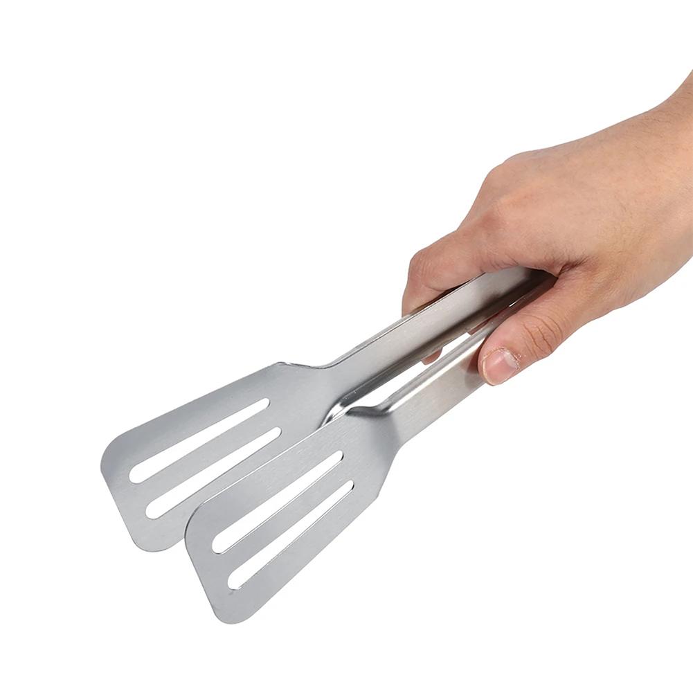Robuste Edelstahl-Servierzangen Rostfrei Wiederverwendbare Küchenzangen zum Kochen BBQ