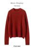 Women's Retro Cable Knit Cashmere Turtleneck Sweater - Cozy Autumn/Winter Style