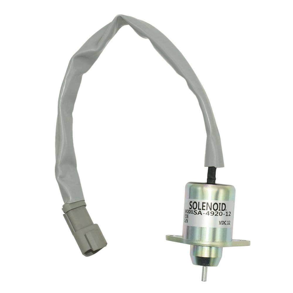 Original High Quality 12V Fuel Shut Off Shutdown Solenoid Sa-4920-12 - For Yanmar, John Deere, Takeuchi, Komatsu, Kubota