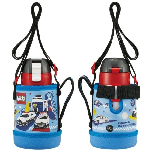Skater Tomica Water Bottle, 400ml, for Children, with Cover, KSTCH4-A
