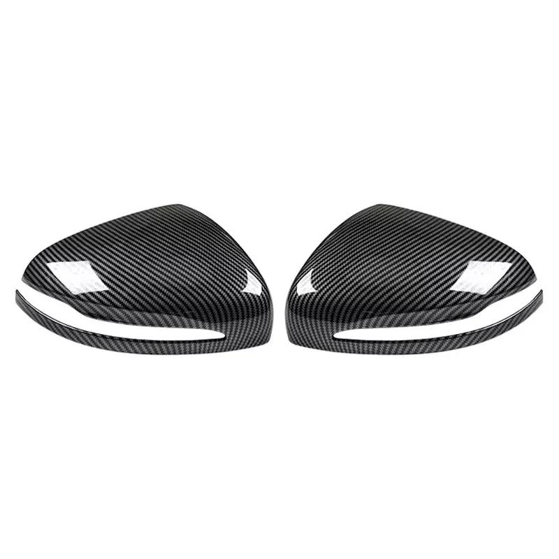 Car Rearview Side Mirror Cover Fit For Mercedes-Benz E GLC S C Class W205 W213 X253 W222 W238 Wing Cap Rear View Case Trim LHD