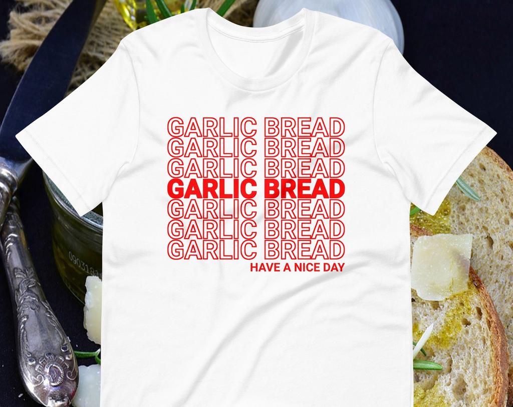 Knoblauchbrot Parodie T-Shirt