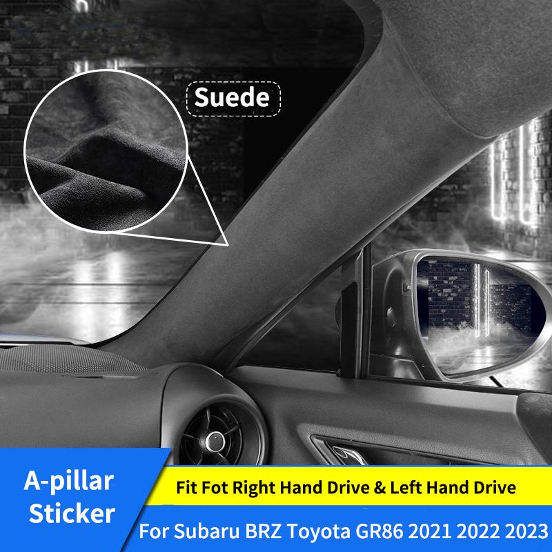 Interior Sticker Trim for Subaru BRZ Toyota GR86 2021-2025 LHD RHD A-Pillar Panel