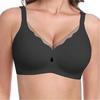 Plus Size Seamless Wavy Bra: Soft, Anti-Sagging Support, Sexy Lingerie for Women