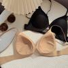 French Triangle Cup Bra, Breathable Hole Mesh, Light and Comfortable, Sexy and Seamless, Simple and Beautiful Back Underwear Women