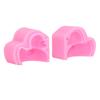 2pcs Fondant Molds Pink Duck Shape Reliable Durable Decorative Flexible Soft Washable Handicraft