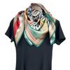 Silk Temperament Saddle Mulberry Silk Plain Silk Satin Silk Scarf Women'S 90 Square Scarf Scarf With Professional Wear Binding Bag