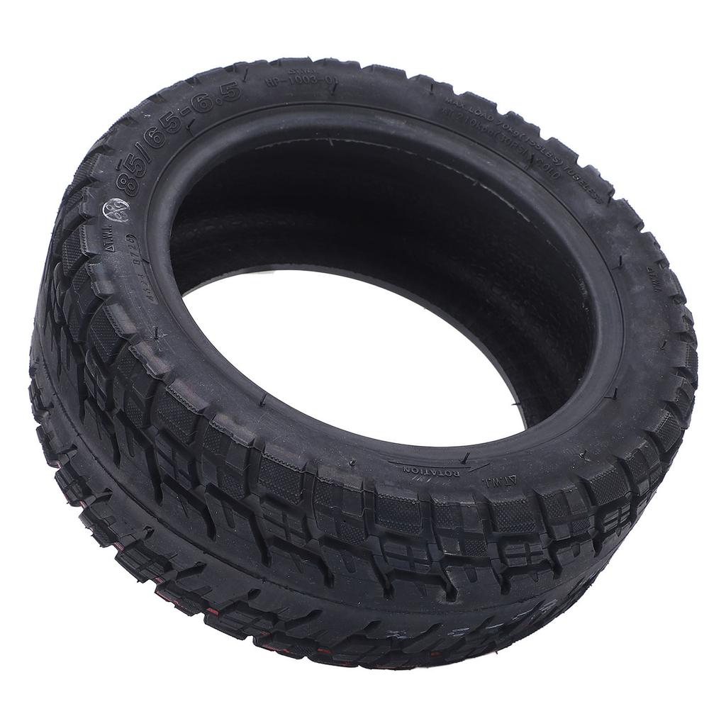 85/65-6.5 Electric Scooter Vacuum Tire 10 Inch Rubber Anti Slip Widened Wear Proof Electric Scooter