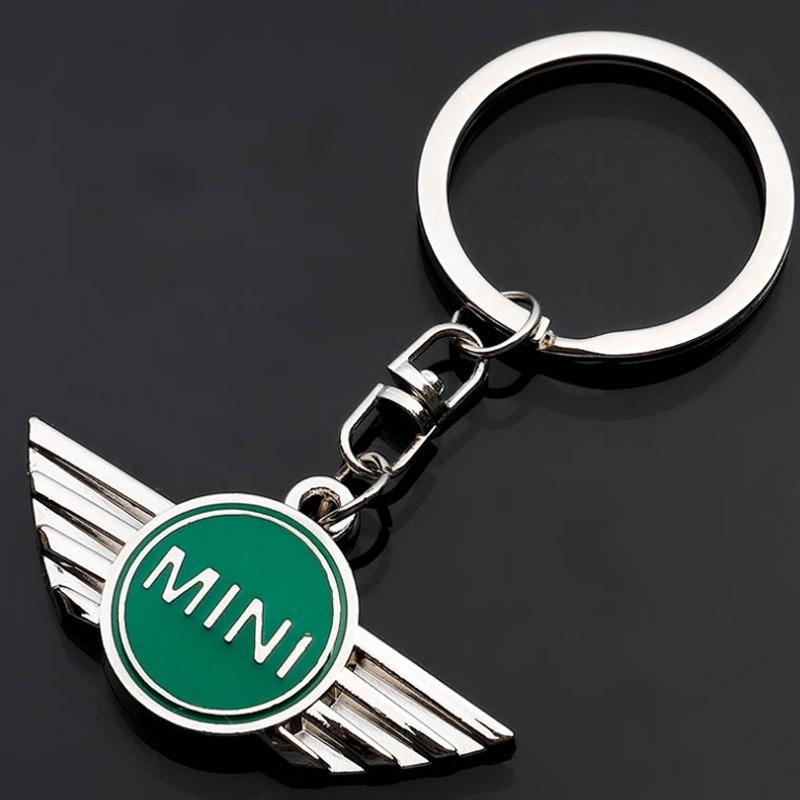 

Car Logo Keychain for Mini Cooper JCW R50 R52 R53 R55 R56 F54 F55 F56 F60 CLUBMAN COUNTRYMAN Chain Metal Keyring Accessories for MINI