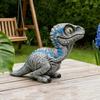 Realistische Dinosaurierfigur Harz Dinosaurierstatue Wetterfest Outdoor Dinosaurierdekoration Einzigartiges Geschenk für Kinder