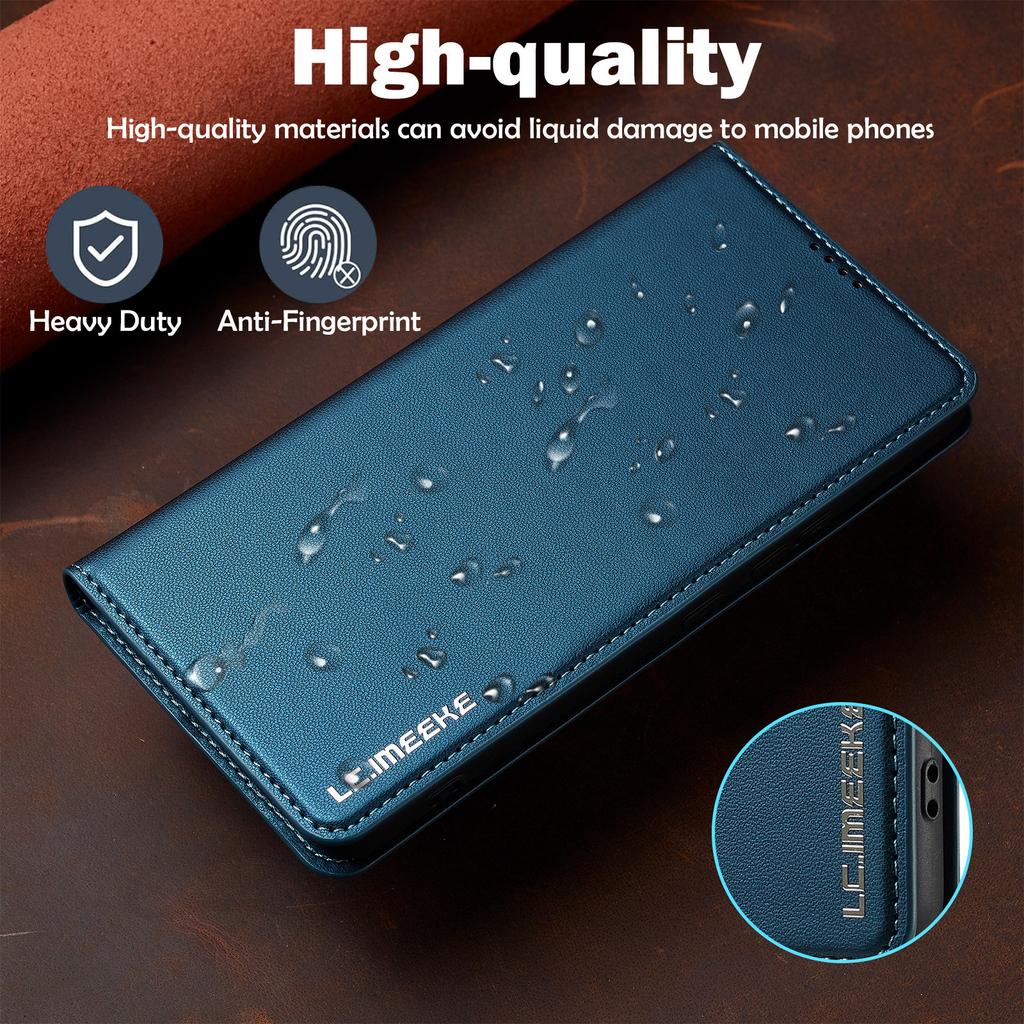 LC.IMEEKE L1 Series for Xiaomi Redmi Note 12S 4G/Note 11S 4G/Note 11 4G (Qualcomm) Case PU Leather Wallet Stand Phone Cover