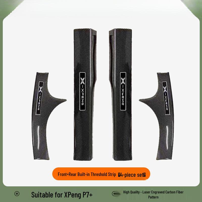 Xiaopeng P7+ Interior Essentials: Full Set of Door Sill Protectors & Trunk Liner Accessories