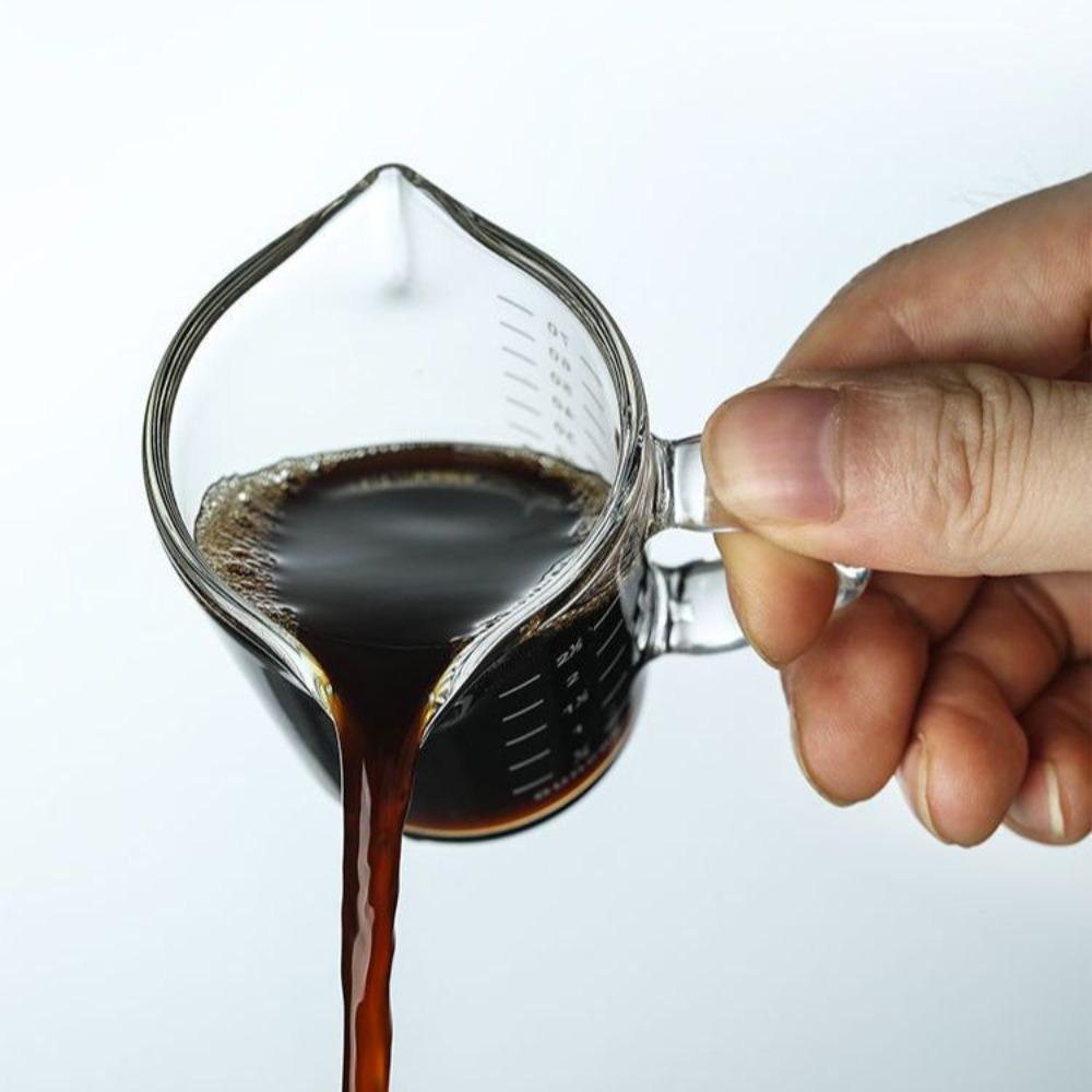 Coffee And Milk Cup Small Measuring Cup With Mini Scale,Glass Measuring Cup,Espresso Measuring Cup,SGlass
