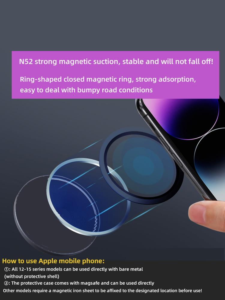 Car Phone Holder For Tesla Model Y Juniper Model3 Highland Model YL Adjustable Magnetic Car Phone Support Frame Accessories