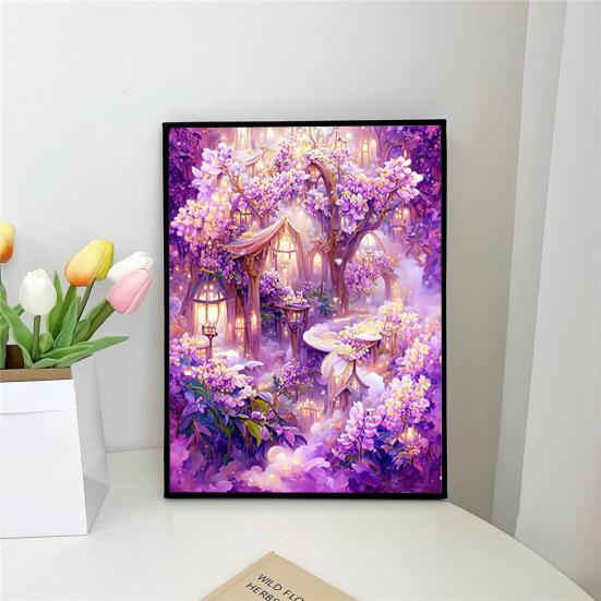 Pittura con strass Paesaggio 5D Trapano completo Strass lucido Colorato Fai da te Artigianato d'arte Lavoro manuale Decorazione della parete di casa Kit di pittura a mosaico con strass