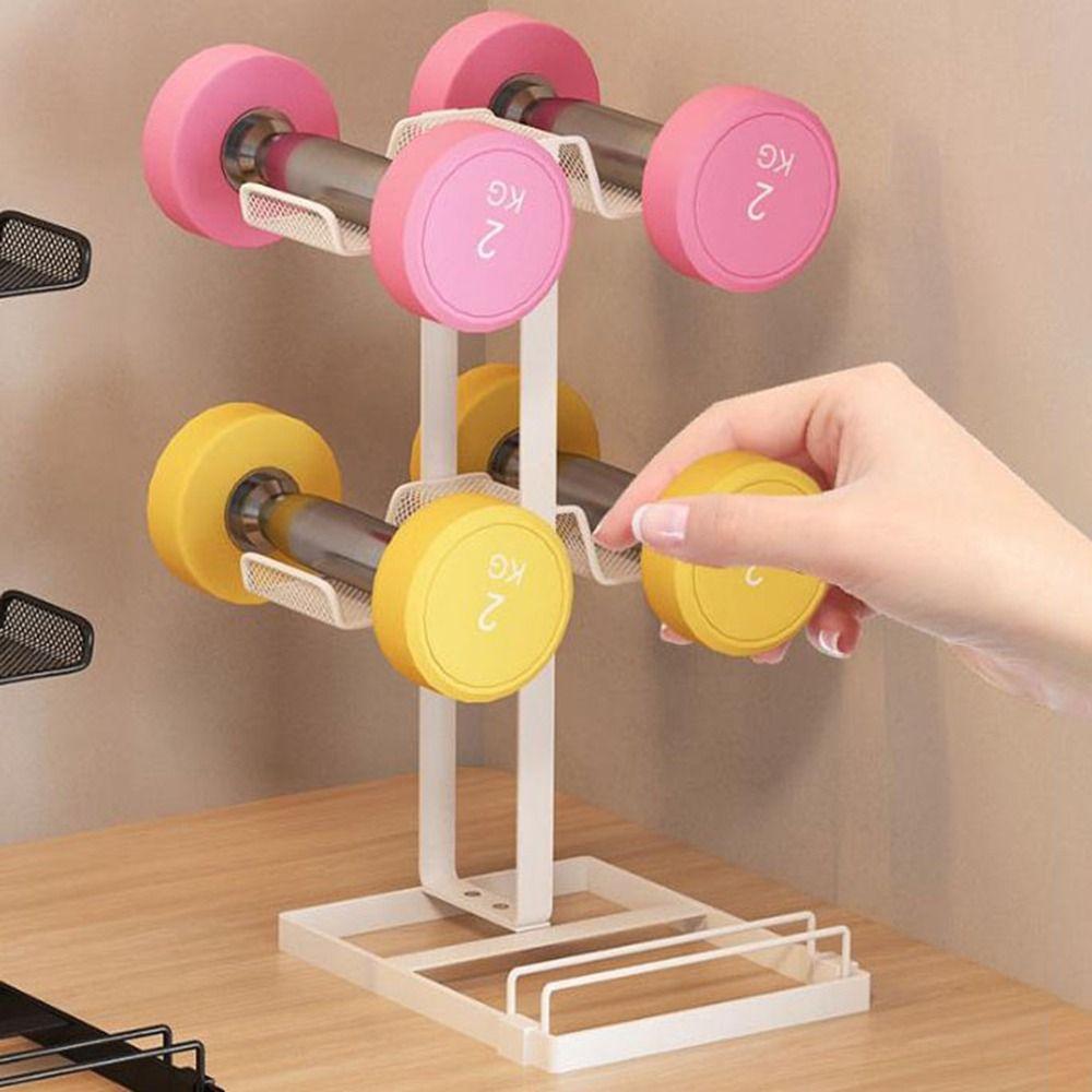 Iron Game Controller Holder Compatible Headphones Dumbbell Storage Rack Gamepad Storage Rack  Table