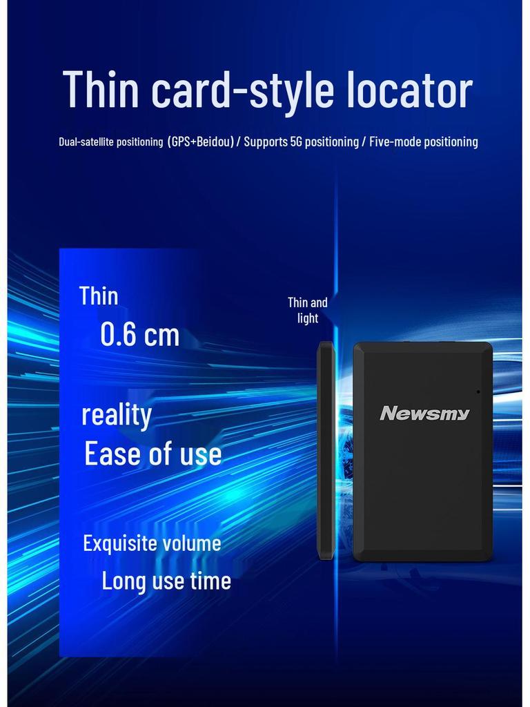 Newman Ultra-Thin 5G GPS Car Tracker & Anti-Lost Device for Suitcases and Elderly, No Installation Needed