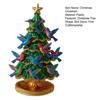 Christmas Ornament Colorful Christmas Tree Resin Display Mold with Bird Decor Living Room Bedroom Home Party Decor