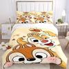 3pcs Set Chip & Dale1pc of Quilt Cover+2pcs of Pillowcase, No Core, Print Bedding, All Seasons Bedroom Setting006