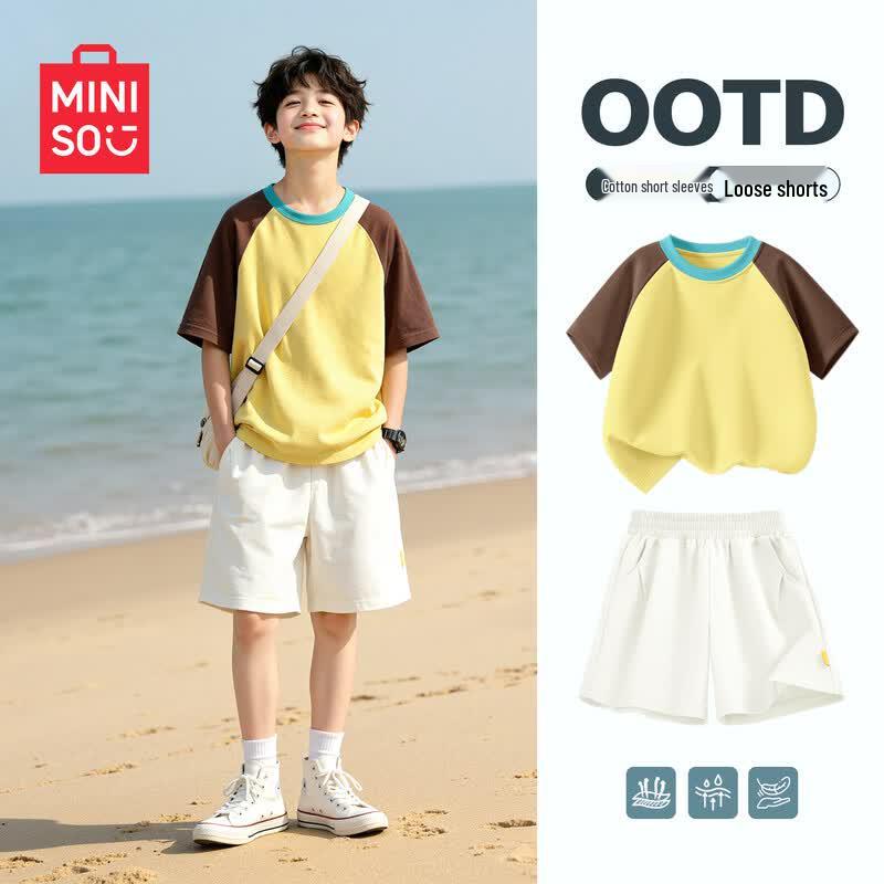 MINISO Boys' 2026 Summer Two-Piece Set
