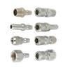8PCS BSP 1 2  Pneumatic Air Compressor Hose Quick Coupler Plug Socket Connector Set