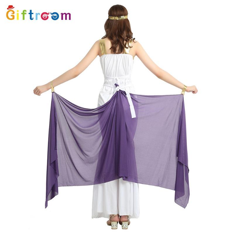 Kostium na Halloween Faraon Kleopatra Fioletowy Kostium Sceniczny Kleopatry Uniform do Gry