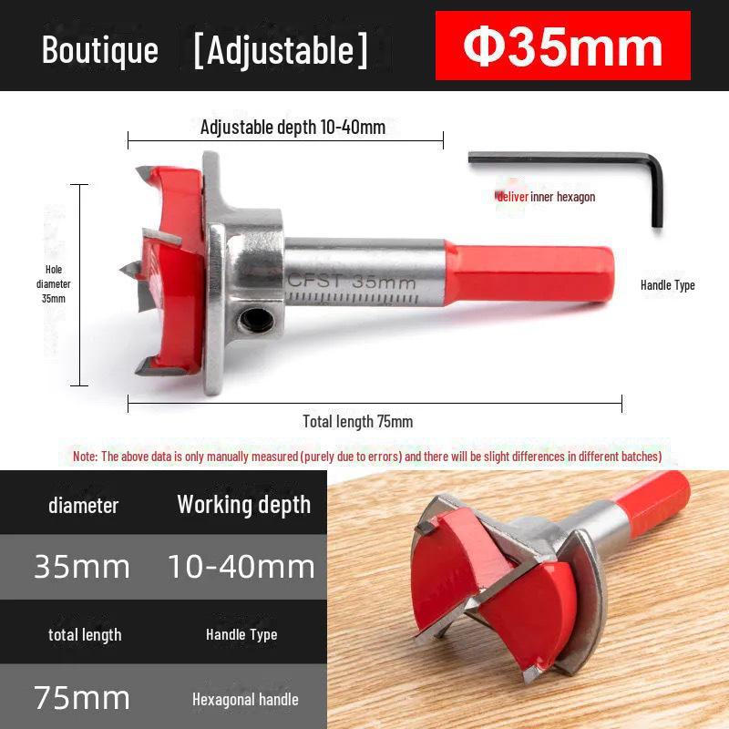 35mm Woodworking Hinge Positioning Hole Punch Drill