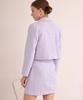 Bye Bye Seop [Set] Tweed Crop Jacket + Simple Skirt - Purple