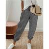 Pantaloni Casual a Righe da Donna Estivi, Pantaloni Larghi con Vita Elastica per il Commercio Estero